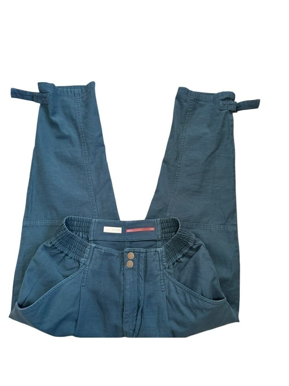Pilcro Anthropologie Women’s Surplus Cargo Ankle Pants Slouchy Oversized Blue XS - Picture 5 of 9